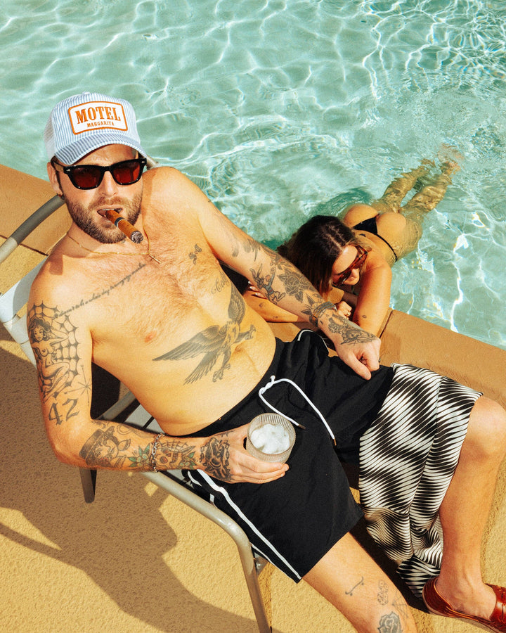 Motel Denim Trucker Hat