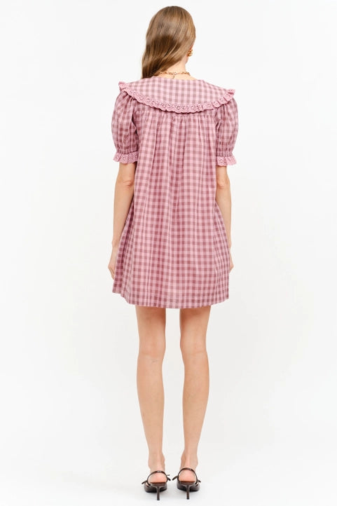 Jones Gingham Babydoll Dress