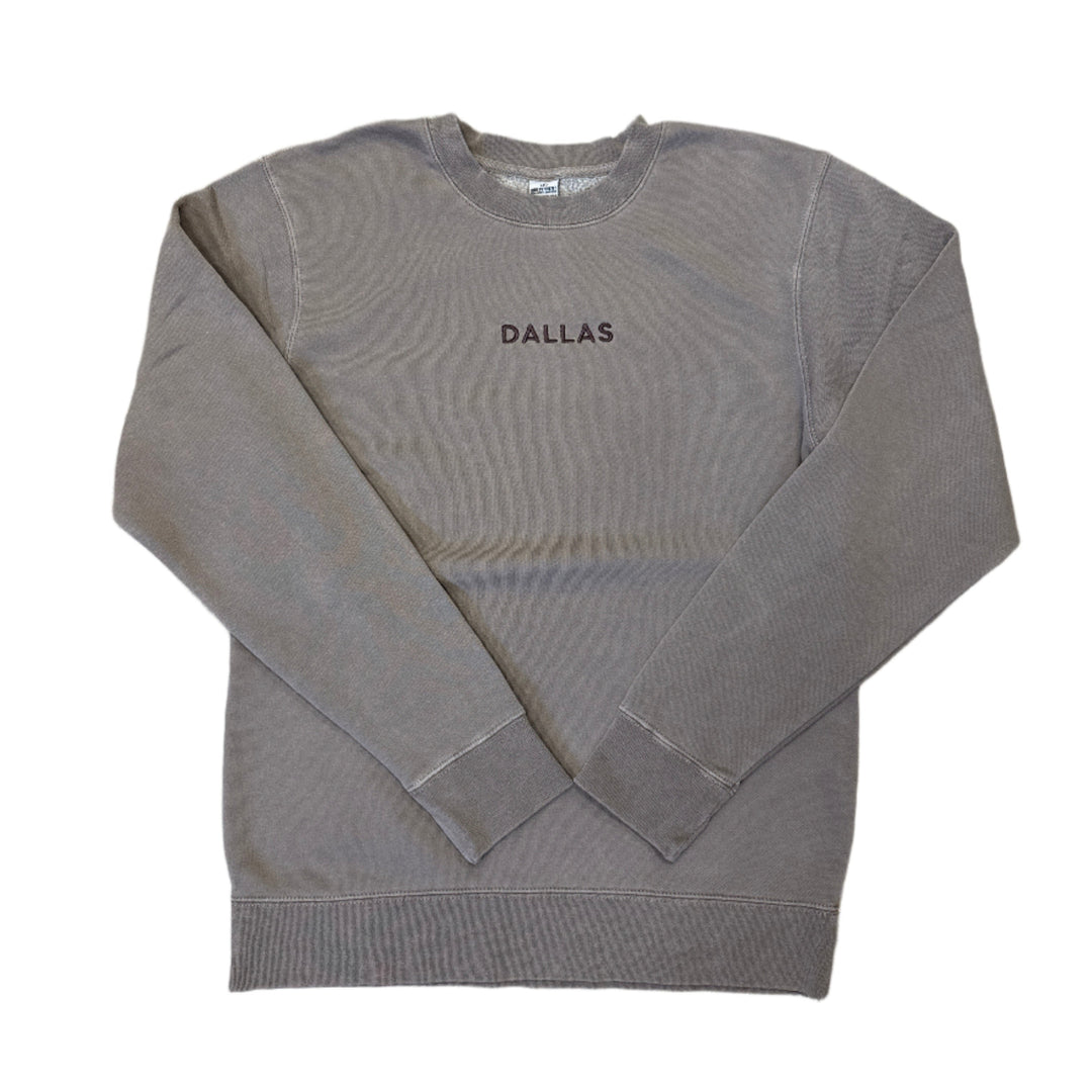 Dallas Embroidered Crew Sweatshirt