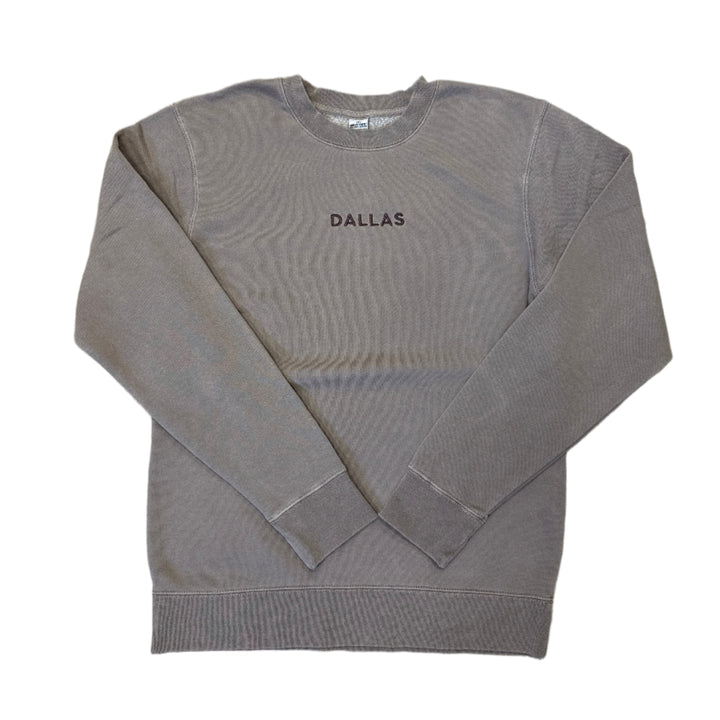 Dallas Embroidered Crew Sweatshirt