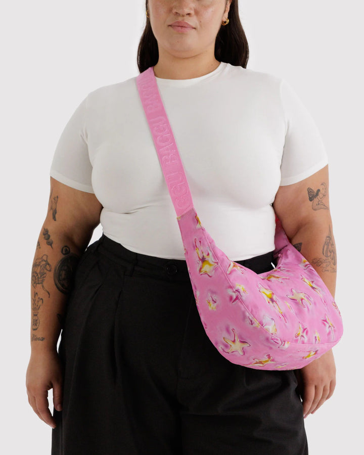 Baggu Medium Nylon Crescent Bag - Dancing Stars