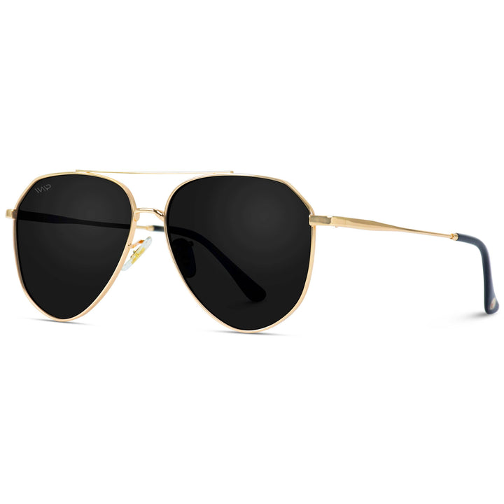 Ramsey Geometric Polarized Aviators Sunglasses