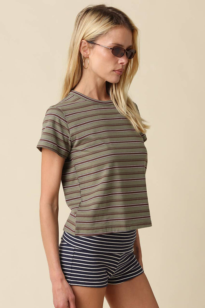 Bea Striped Baby Tee