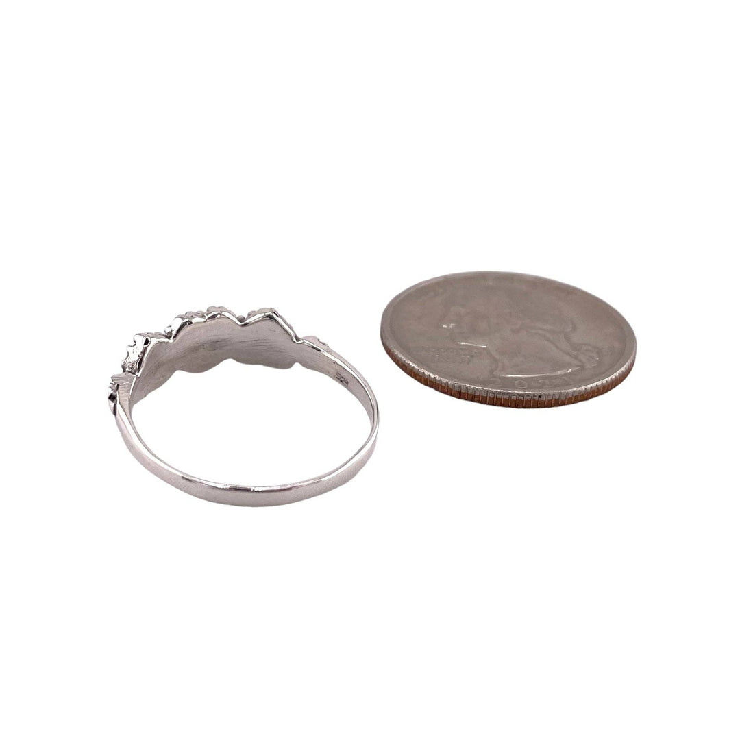 Triple Heart Sterling Silver Ring
