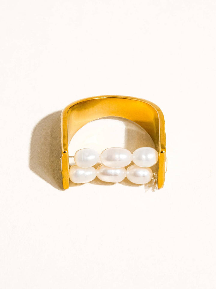 Romane Beaded Pearl Ring