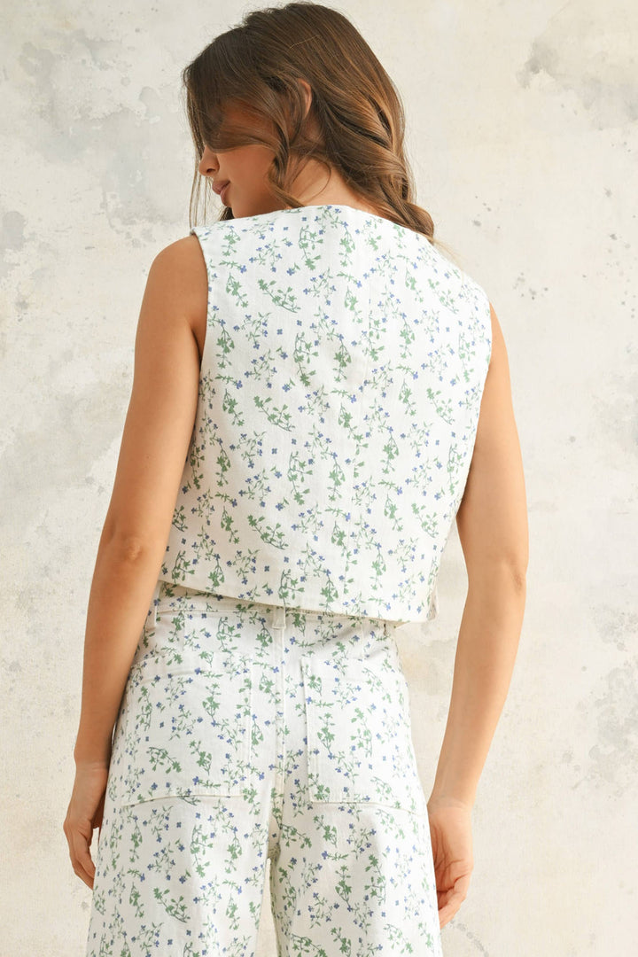 Junie Floral Vest