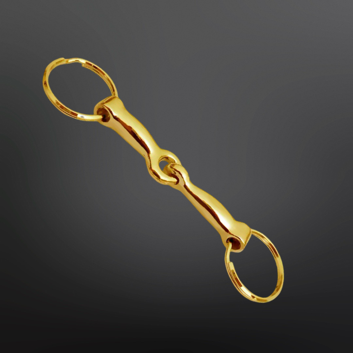 Equestrian Snaffle Bit Keychain
