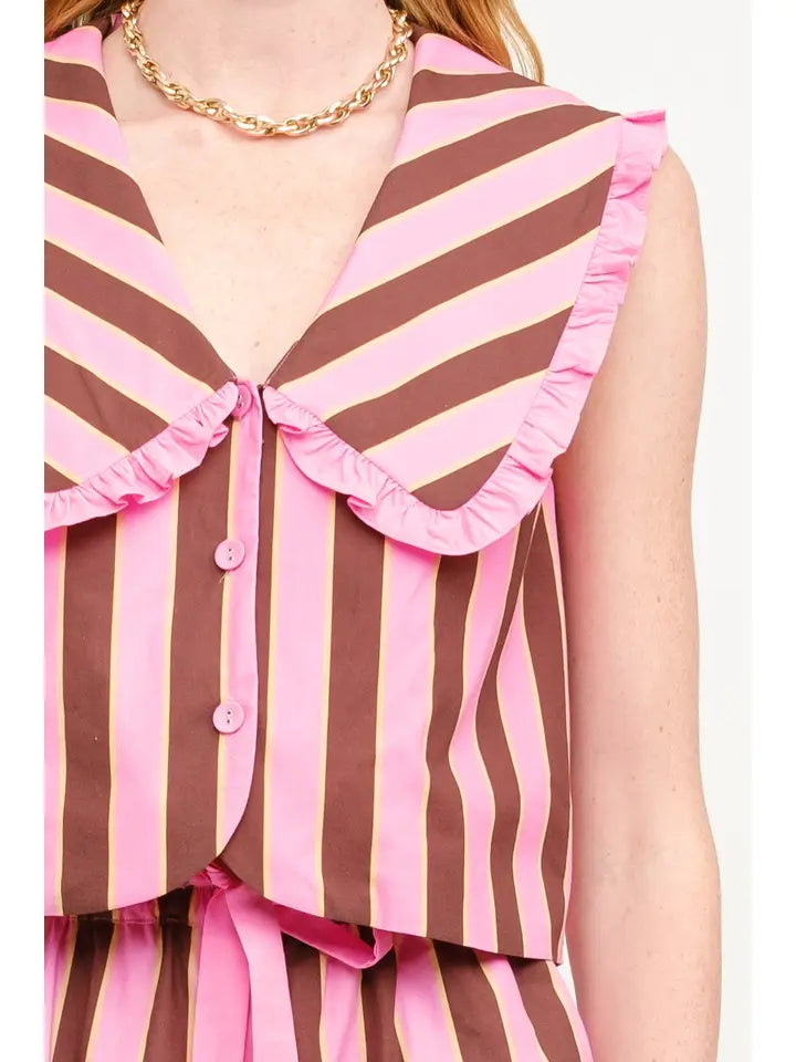 Salome Stripe Top