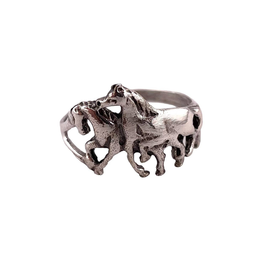 Horse Sterling Silver Ring