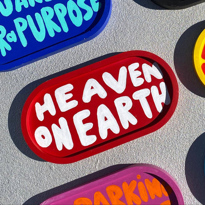 Heaven On Earth Concrete Tray