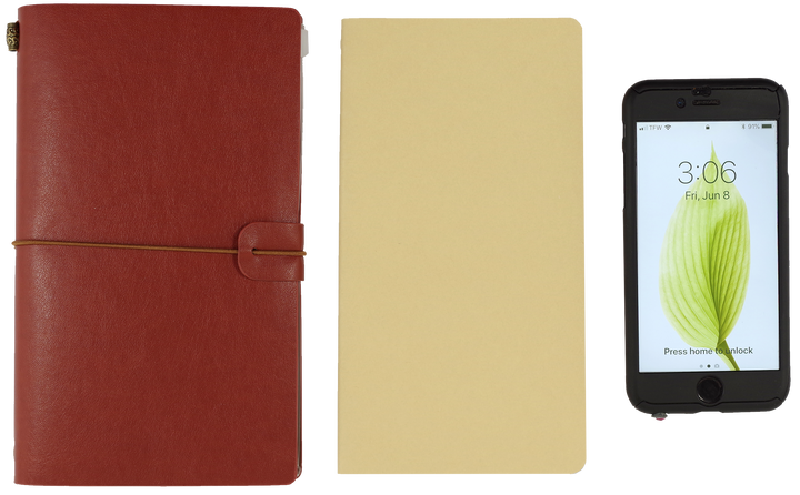 Burgundy Voyager Notebook
