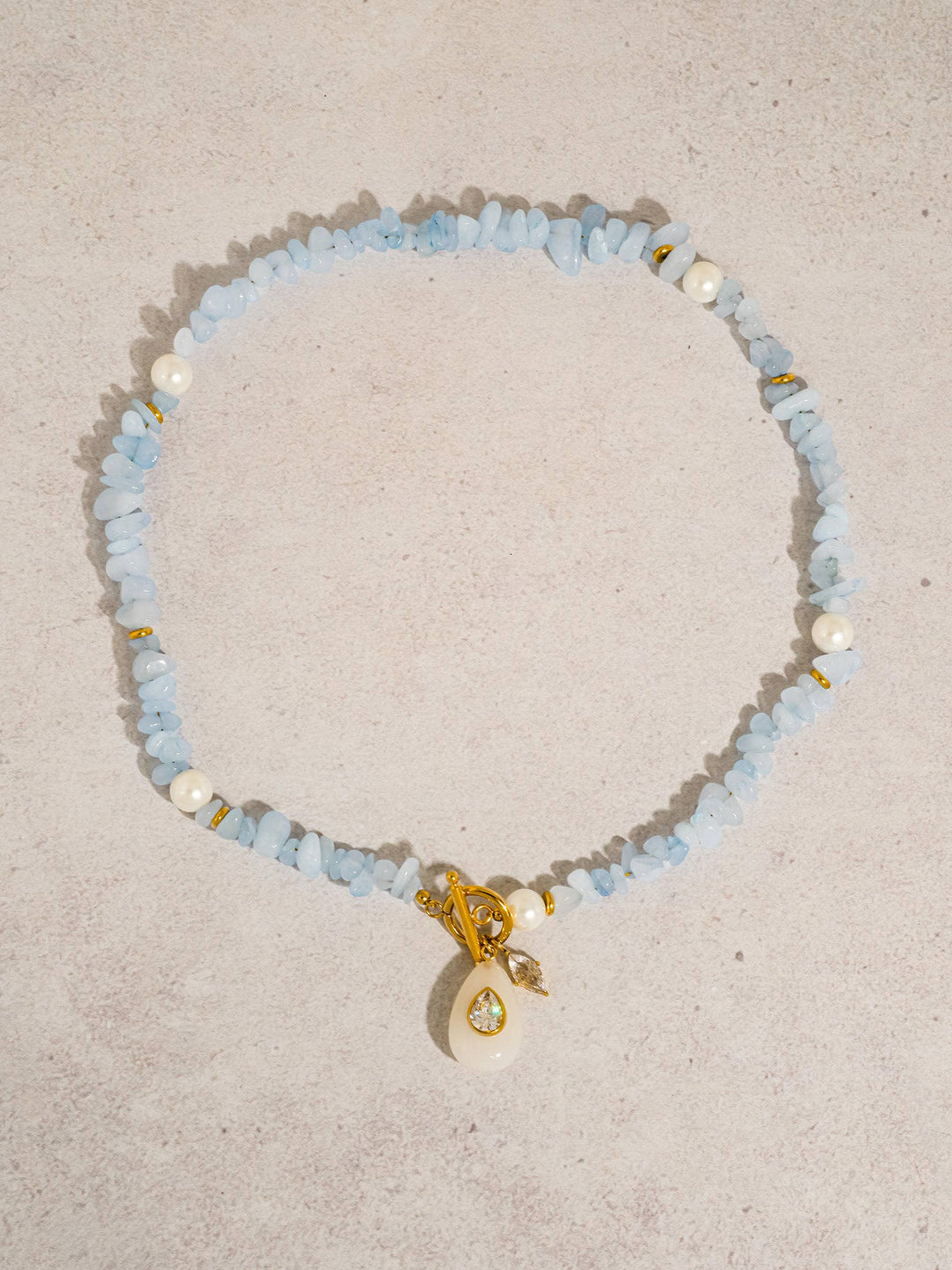 Cercey Stone Charm Necklace