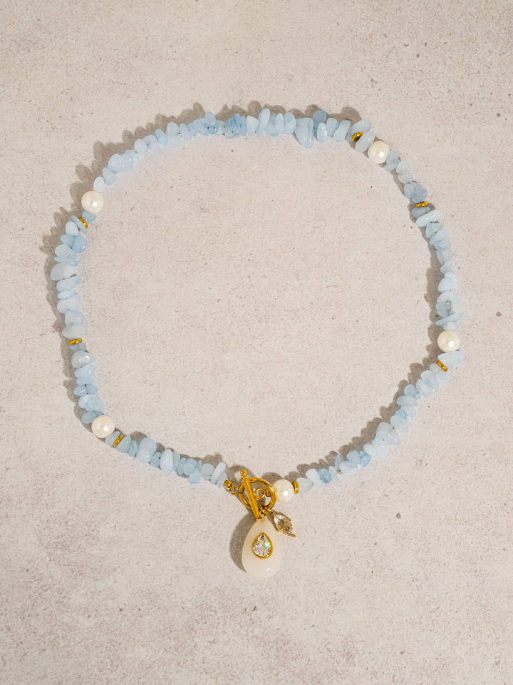 Cercey Stone Charm Necklace