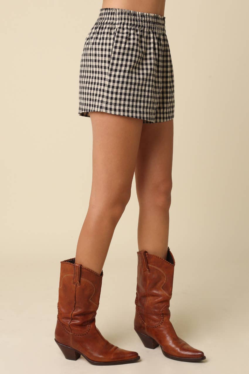 Sophie Gingham Check Shorts
