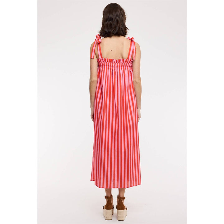 Suzi Striped Midi Dress