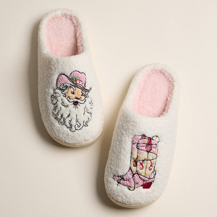 Cowboy Santa and Boot Slippers
