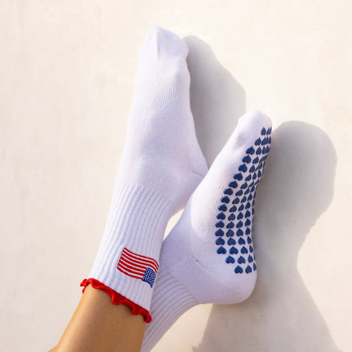 American Sweetheart Grip Socks