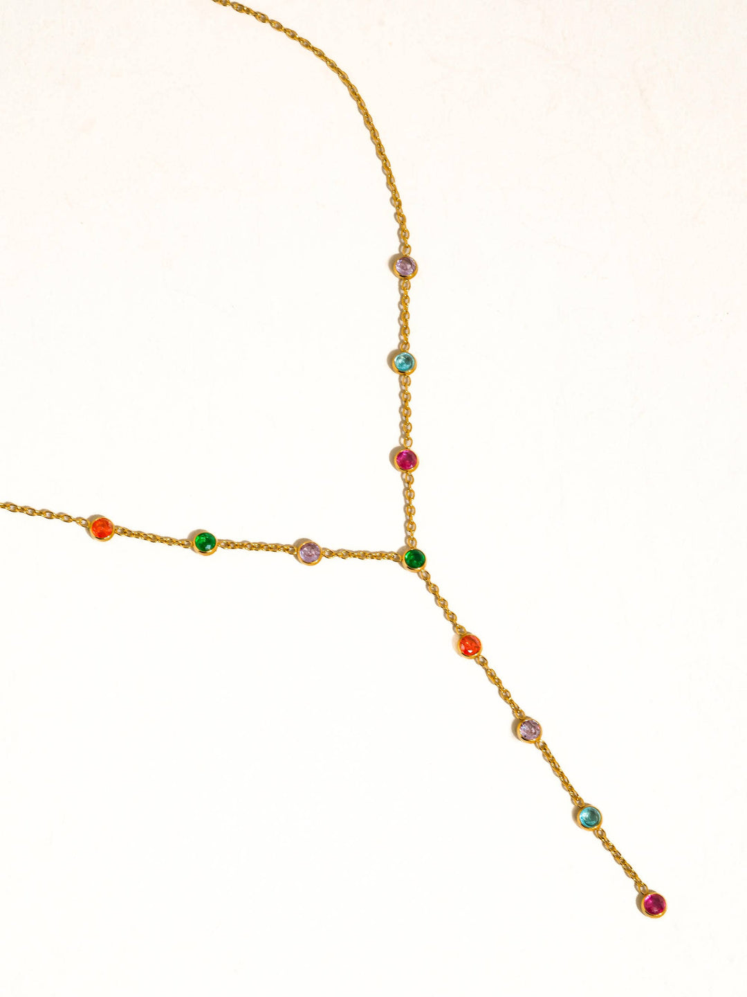Chenôve Round Beaded Y Necklace