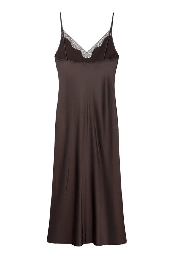 Laine Lace Trim Midi Dress