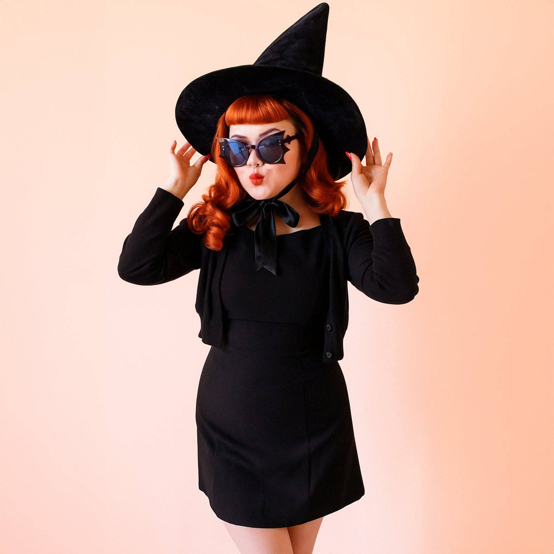 Velvet Wicked Witch Hat