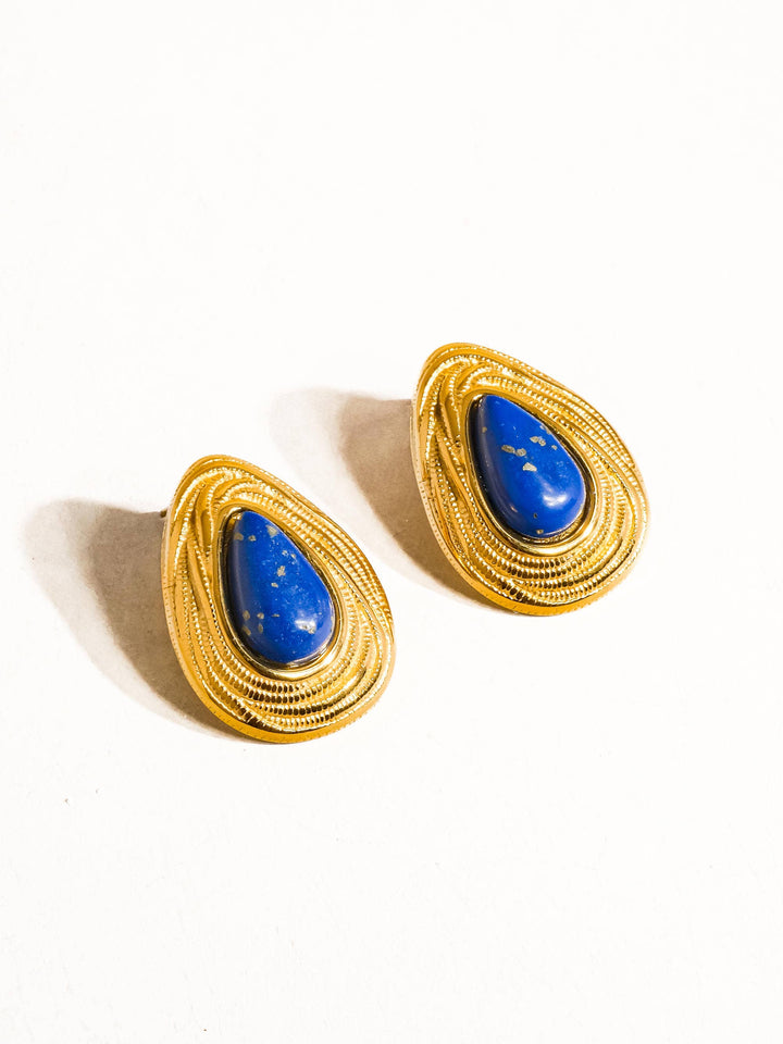 Thura Lapis Lazuli Droplet Earring