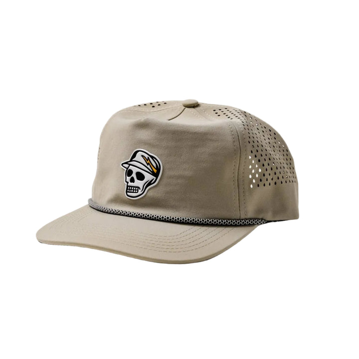Skull Caddie Performance Rope Hat - Bone