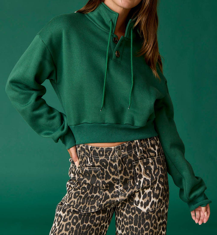 Sofia Cropped Sweatshirt