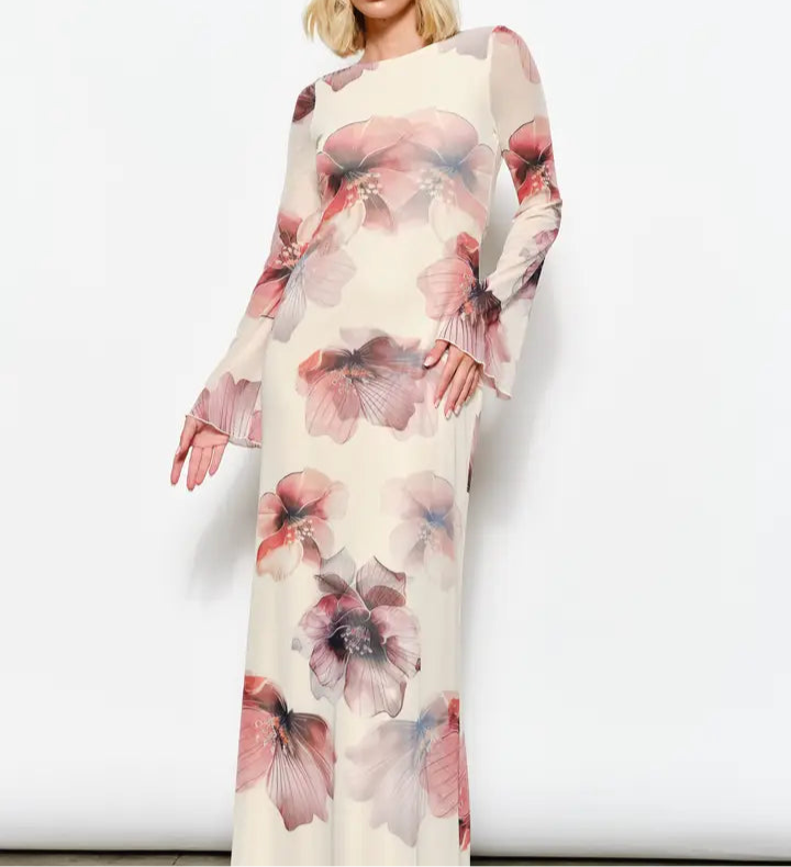 Ariana Mesh Maxi Dress
