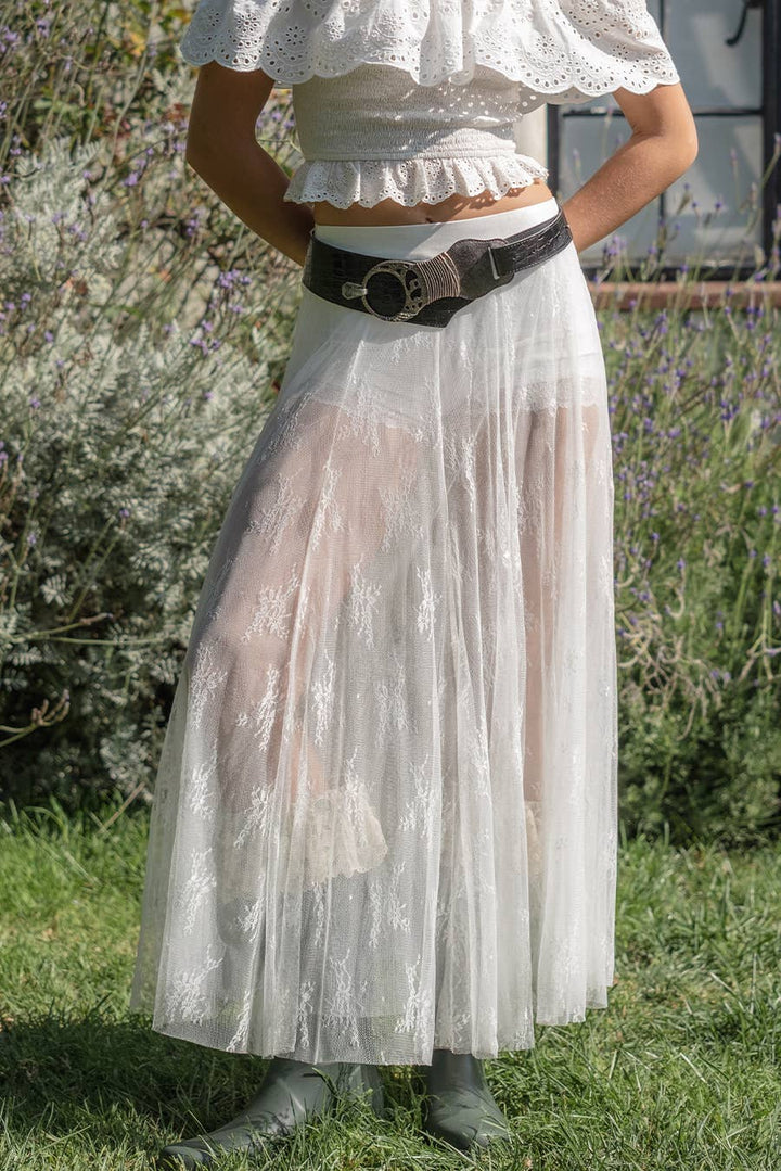 Kaia Maxi Lace Skirt