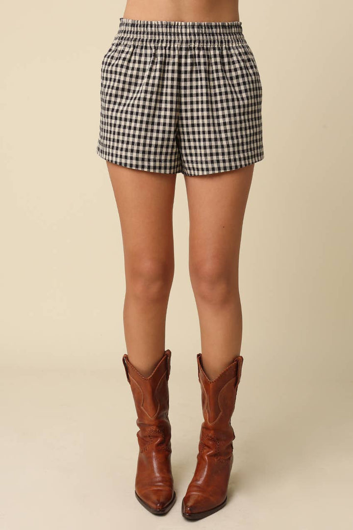 Sophie Gingham Check Shorts