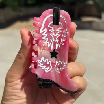 Eco Western Boots Hair Clip
