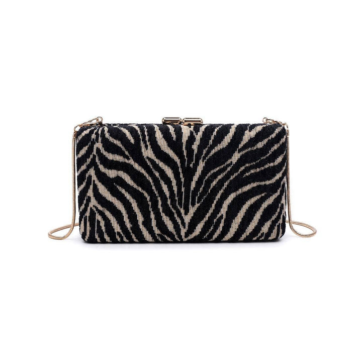 Sade Zebra Evening Bag
