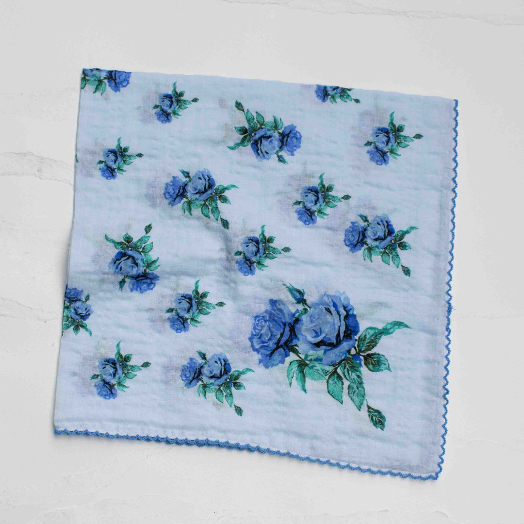 Vintage Rose Cotton Scarf