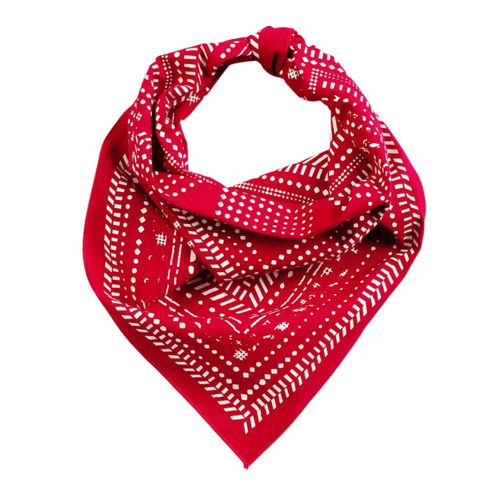 Red Dot Dash Bandana