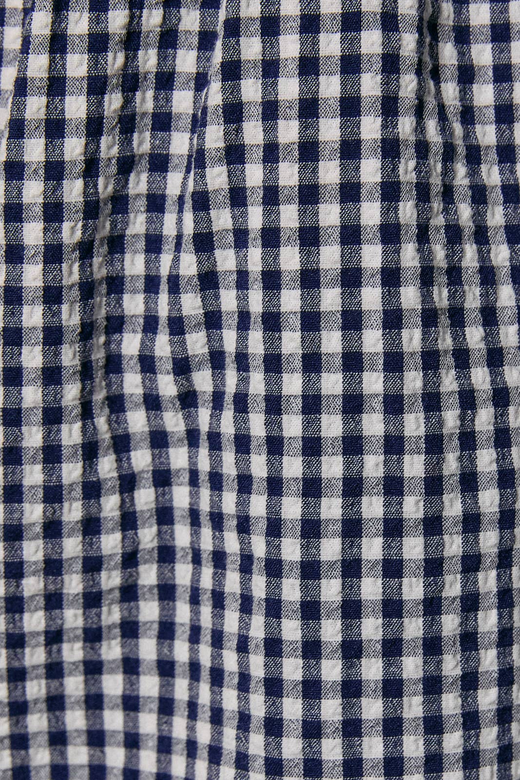 Angie Boat Neck Smocked Gingham Romper