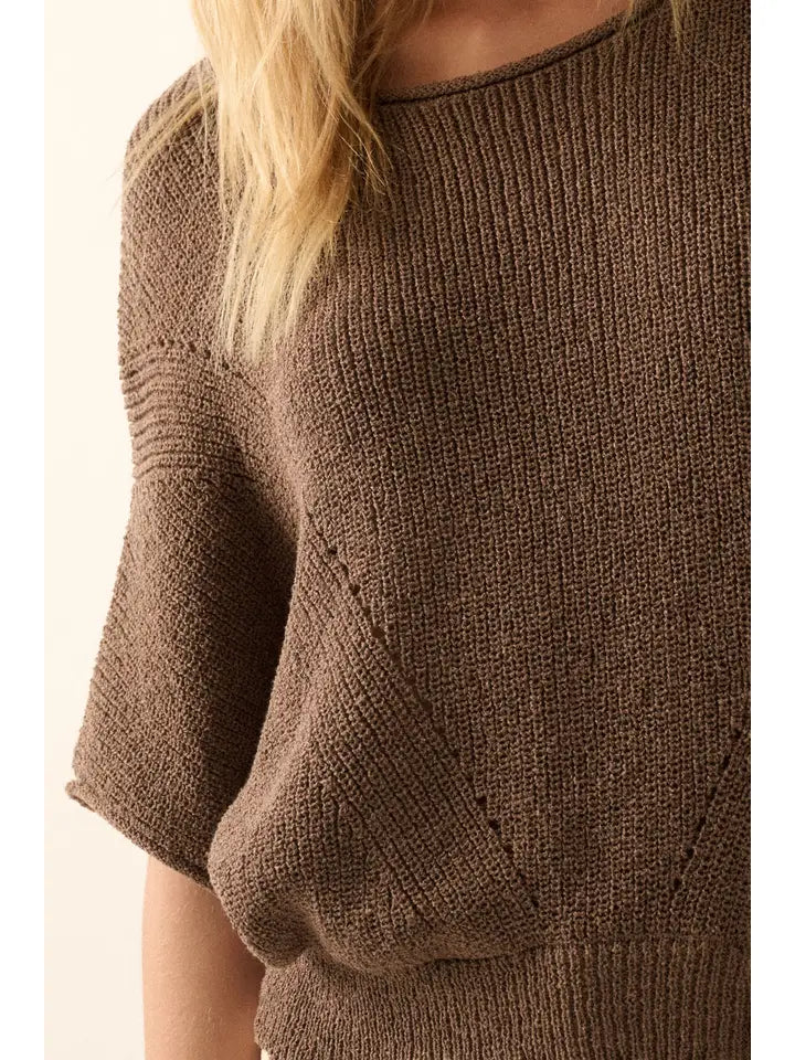 Marie Pointelle Sweater