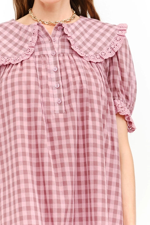 Jones Gingham Babydoll Dress
