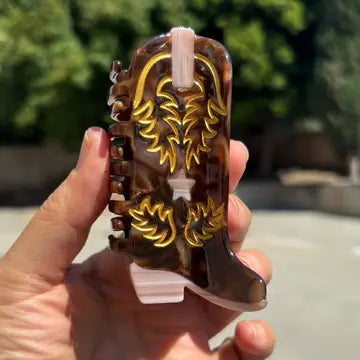 Eco Western Boots Hair Clip