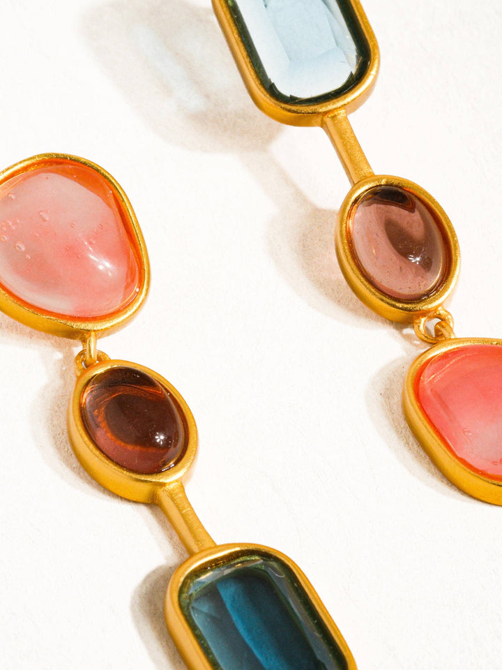 Delia Vintage Mismatch Drop Earrings