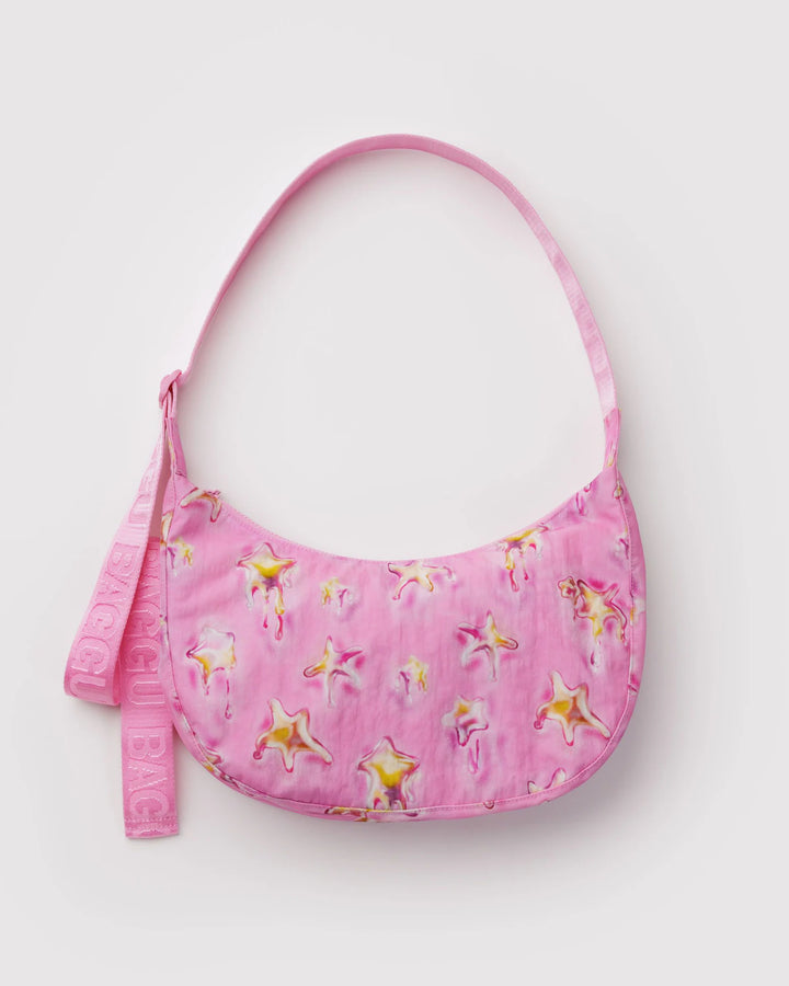 Baggu Medium Nylon Crescent Bag - Dancing Stars