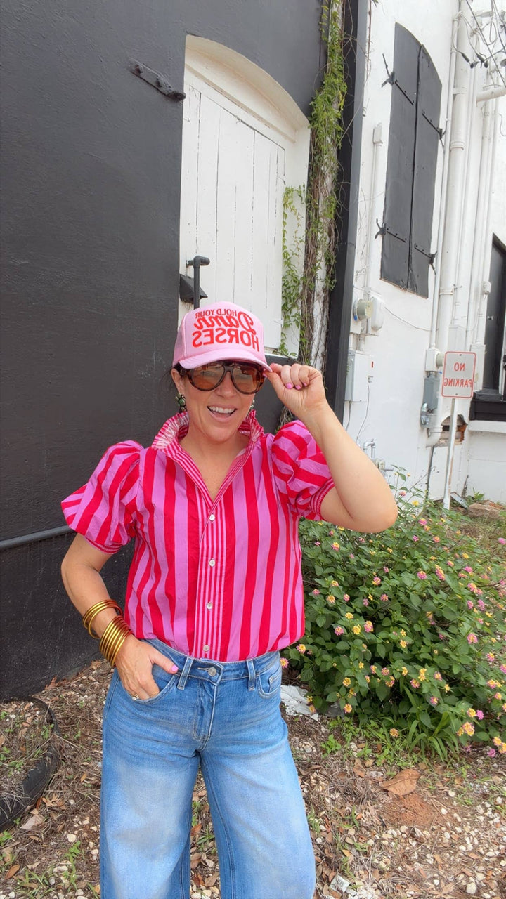Hold your Damn Horses Trucker Hat
