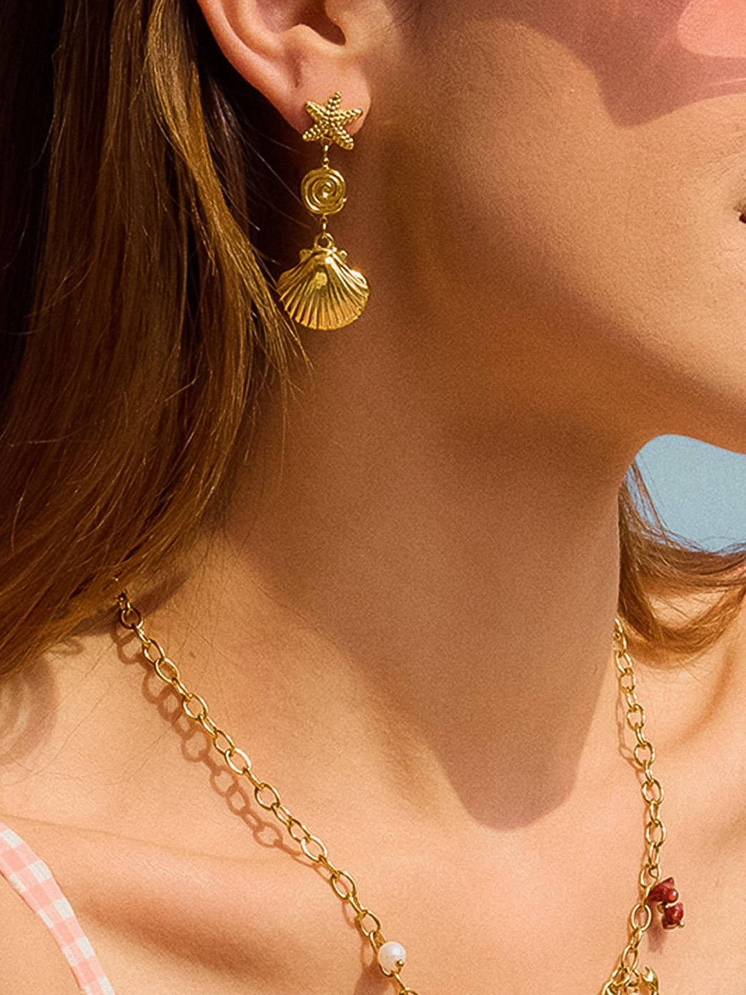 Vesta Seashell Earrings