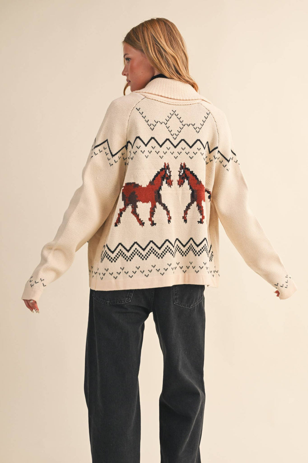 Kendra Horse Knit Sweater