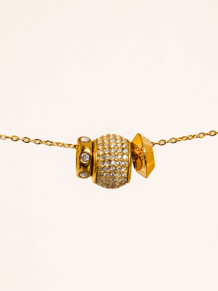 Énora CZ Bead Necklace