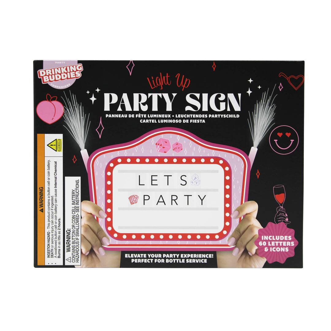 Light Up Party Sign