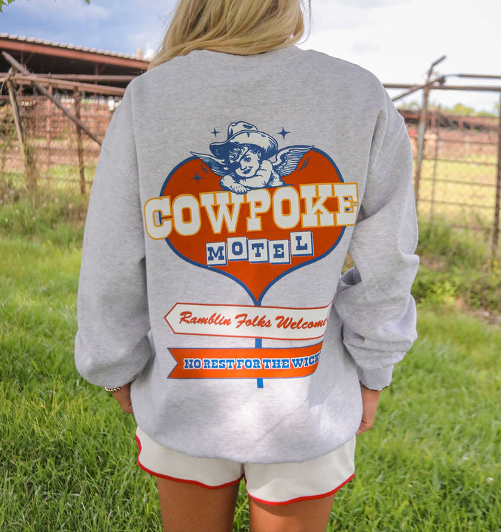 Cowpoke Motel Crewneck