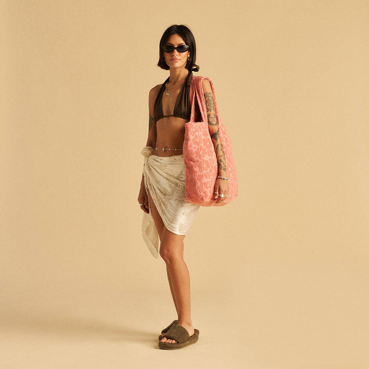 Guava Ginny Terry Tote Bag