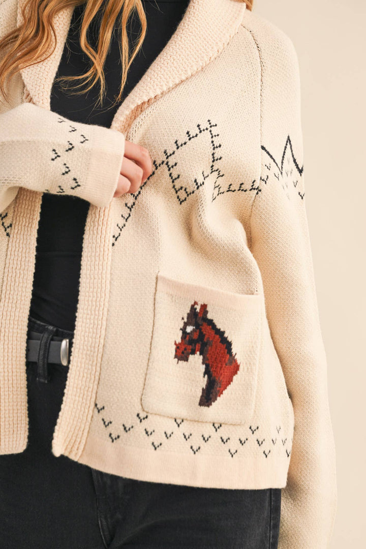 Kendra Horse Knit Sweater