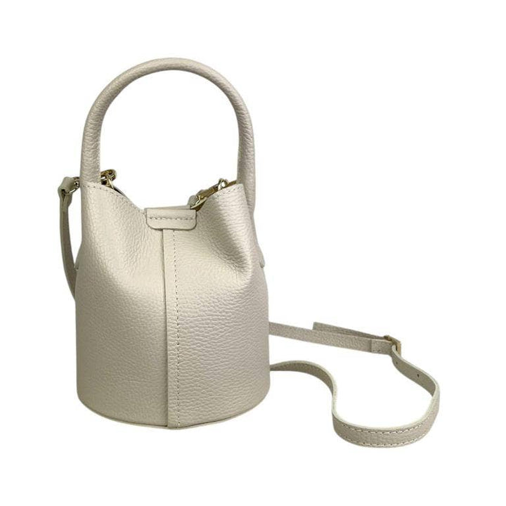 Noemi Italian Leather Bucket Handbag