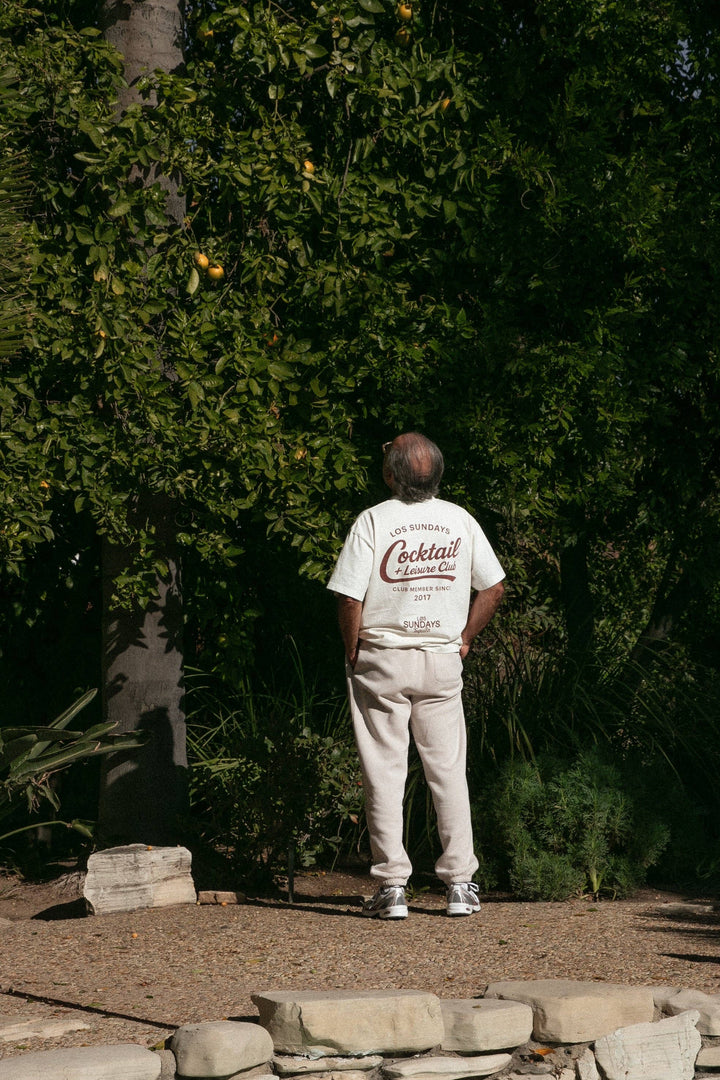 The Cocktail & Leisure Tee - Blanc White